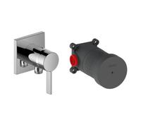 Keuco Keuco Set d'installation IXMO SOLO Pure Mitigeur douche encastré, chromé, SA, angle Quantité:1