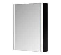 Keuco Keuco Somaris Armoire miroir 1 porte 65x73x13 cm, en applique, raccords, noir mat Quantité:1
