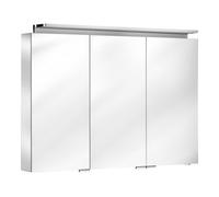 Keuco Keuco Spiegelschrank Royal Lumos 120x74x15 cm, 2 L, 26 P, WV, 3 portes, si-el Quantité:1