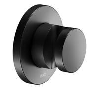 Keuco Keuco Support de douche mural IXMO noir mat, rosace ronde, utilisable à droite ou à gauche Quantité:1