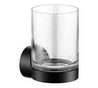 Keuco Keuco Support en verre REVA noir mat, avec verre en cristal véritable Quantité:1