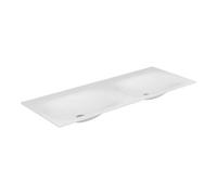 Keuco Keuco Varicor double vasque Edition 11 arctique blanc mat, 245x53,5cm, sans HL/UL Quantité:1