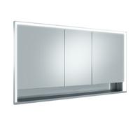 Keuco Keuco Vis pour panneau bois portes courtes Royal Lumos 140x73x16cm, avec Abl, BL, 3-volets, alu anodisé Quantité:1