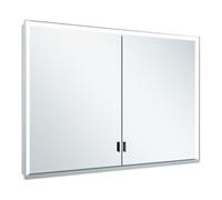 Keuco Keuco Vis pour panneau de particules porte longue Royal Lumos 100x73x13cm, s/ouvr., WV, 2p., alu anodisé argent Quantité:1