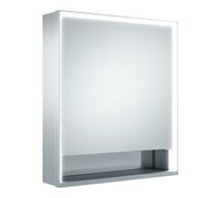 Keuco Keuco Vis pour panneau Royal Lumos courte 65x73,5x16,5 cm, à gauche, en applique, anodisé argent Quantité:1