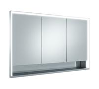 Keuco Keuco Vis pour panneaux portes courtes Royal Lumos 120x73x16cm, avec Abl, blanc, 3 portes, alu anodisé Quantité:1