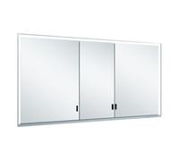 Keuco Keuco Vis pour panneaux portes longues Royal Lumos 140x73x13cm, sans abattant, blanc, 3 portes, alu anodisé argent Quantité:1