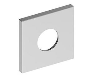 Keuco Keuco Wandrosette carrée IXMO 105x105mm, f Ab/Umstellvtl., encastrée, chromée Quantité:1