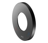 Keuco Keuco Wandrosette IXMO 105 mm, rond, pour EHM, encastré, noir mat Quantité:1