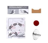 KEUCO Kit adhésif Reva n° 5 04994000501 chromé avec rosace