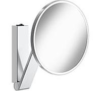 Keuco miroir cosmétique iLook_move 17612079004 finition inox, modèle mural, beleuchtet , Ø 212 mm