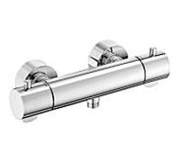 Keuco mitigeur thermostatique de douche Plan 54926170100 exposé, finition aluminium