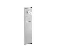 Keuco module WC 2 Plan Integral Butée à gauche, aluminium chromé / peint