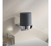 KEUCO Distributeur de savon Moll 12752010101 180 ml, chromé/anthracite