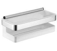 Keuco Moll panier de salle de bain chrome-blanc 12759010000