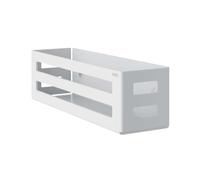 Keuco panier de douche 32 cm, aluminium blanc mat, Made in Germany, amovible, avec vis et chevilles, tablette de douche à percer