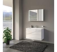 Keuco Paris Meuble avec vasque et armoire de toilette, 111503960006,
