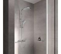 Keuco PLAN BLUE Colonne de douche en applique avec mitigeur thermostatique, 53926012321,