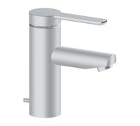 KEUCO Mitigeur monocommandé pour lavabo PLAN blue – bec prolongé, vidage, saillie 107mm, aluminium