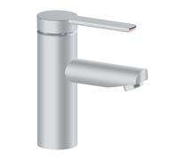 Keuco Mitigeur lavabo Plan Blue 90 53902170101, finition aluminium, sans vidage, poignée allongée