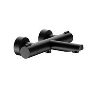 KEUCO PLAN blue Mitigeur thermostatique de bain montage mural apparent, saillie 185mm, 53920372001, Couleur: Noir Mat