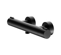 KEUCO PLAN blue Mitigeur thermostatique pour douche, montage mural apparent, 53926371001, Couleur: Noir Mat