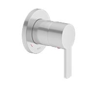 KEUCO Mitigeur monocommandé encastré PLAN blue rosace ronde finition aluminium 53951170001