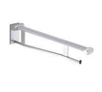 Keuco WC Keuco WC Keuco Plan Care 34903172737 700 mm, gauche, aluminium argent anodisé / noir gris