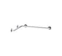 KEUCO PLAN Care main courante pour douche et baignoire, gauche 797mm, droite 797mm, 34911176600, Couleur: Aluminium anodisé argent / chromé
