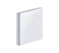 KEUCO PLAN Care plaque de recouvrement, pour poignées d'appui rabattables, 34902170000, Couleur: Aluminium anodisé argent / chromé