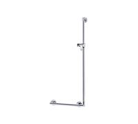 KEUCO PLAN Care poignée coudée avec curseur de douche, largeur 565mm, hauteur 1265mm, 34906010411, Couleur: Chromé