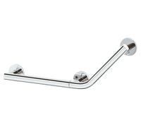 KEUCO PLAN Care poignée coudée, version droite, 34907170401, Couleur: Aluminium anodisé argent / chromé