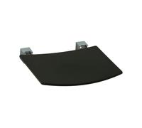 KEUCO PLAN Care siège de douche montage mural, sans dossier, rabattable vers le haut, 14980010038, Couleur: chromé/gris clair