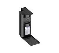 KEUCO Plan Distributeur de savon et désinfectant 500 ml avec fenêtre Noir mat 34954370100