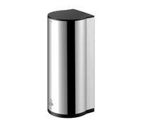 KEUCO PLAN Distributeur de désinfectant à capteur pour désinfection liquide et gel désinfectant, indicateur de niveau à LED, 14987010037, Couleur: chromé / noir
