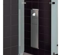 KEUCO Module WC PLAN Integral 2 poubelle hygiénique charnières à gauche chromé/aluminium 44976011701