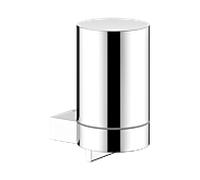 KEUCO PLAN distributeur de savon liquide, godet métallique à renverser, 280ml, 14951070000, Couleur: acier inoxydable