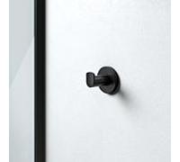 Keuco Crochet porte-serviettes Plan Black Selection 14914370000 noir, saillie 51 mm