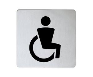Keuco Plan Plaque de porte de toilettes, WC PMR, 14968010000,