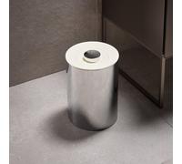 KEUCO Poubelle Plan 04989010051 5 l – couvercle blanc, finition chromée