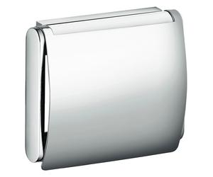 KEUCO PLAN support de papier toilette avec couvercle, pivotant, 14960010000, Couleur: Chromé