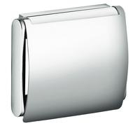 Keuco Plan porte-papier toilette 14960170000 aluminium anodisé argent / chromé, avec couvercle