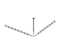 KEUCO - Set de tringles pour rideau de douche - Plan 14937010900 - 90 x 90 cm - Chromé