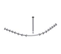 Keuco Brausevorhangstangen set Plan 14938010900 pour les douches de quart de cercle 90 x 90 cm, chromé