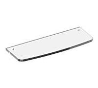 Keuco plaque de verre de cristal Elegance 11610009300 360 x 131 x 10 mm, avec le bord vert