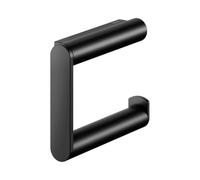 Keuco Plan Black Selection porte-rouleau papier toilette 14962370000 forme ouverte, version droite, noir