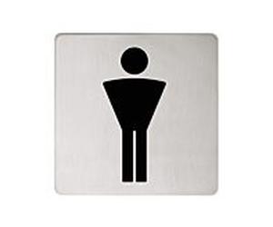 Keuco porte signe Plan 14967170000 symbole hommes, aluminium argent anodisé