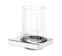 KEUCO porte-verre Edition 11 11150019000 verre cristal chromé