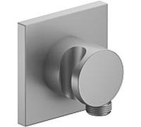 Keuco Raccord de tuyau Ixmo 59592170002 finition aluminium, avec support de douche, carré