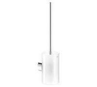 KEUCO Ensemble brosse de toilette Reva 12864019000 mural chromé, insert plastique amovible